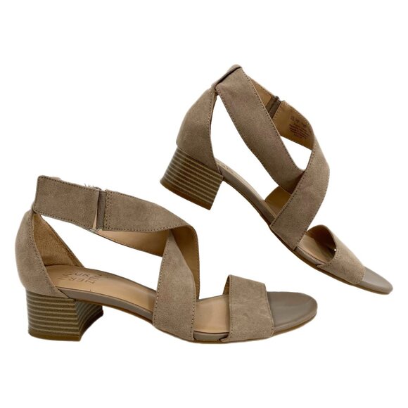Naturalizer Beige Strappy Sandals | Size 9 for Effortless Style - Picture 1 of 8